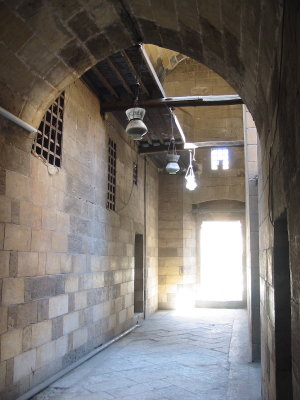 Corridor in a small mosque