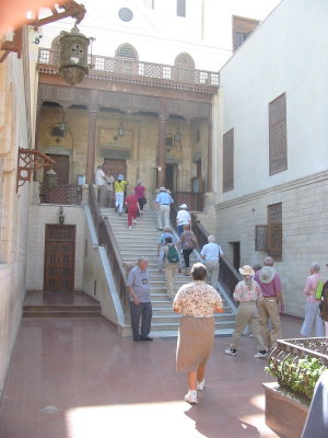 Entrance to El Muallaga - The Hanging Church