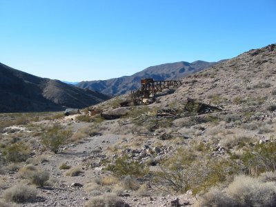 Long view of Inyo Mine