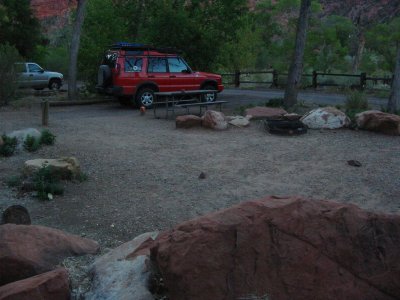 Camp at Zion NP