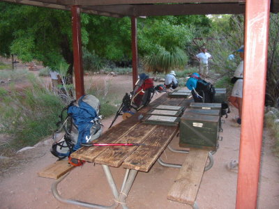 Camp at Indian Gardens