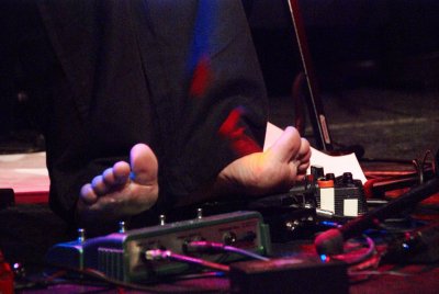 Fred Frith's feet