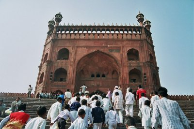 the largest mosque in India - Jama Masjid