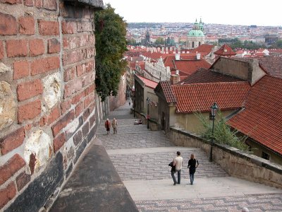 The New Castle Steps,   Prague Castle.