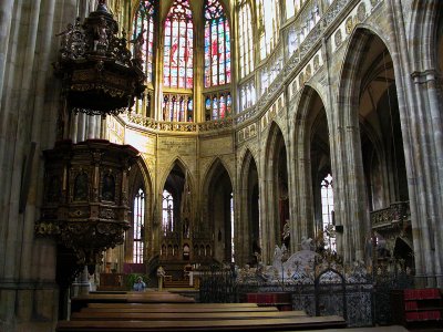 St Vitus's Cathedral,  Prague.