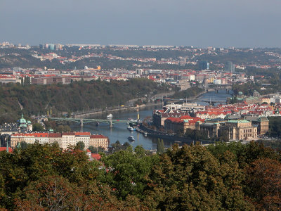 View From the Observation Tower,  Petrin Hill,  Prague.