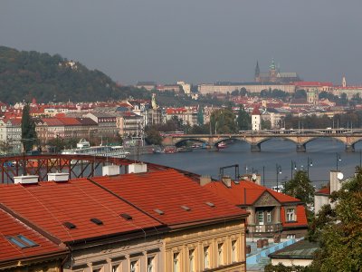 View from Vysehrad,  Prague.