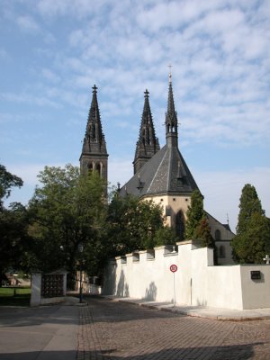 Church of St Peter & Paul (Rear View),  Vysehrad,  Prague.