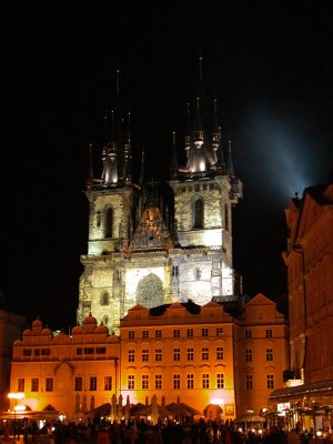 The Church Of Our Lady Before Tyn,  Old Town Square,  Prague.