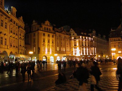 The Old Town Square,  Prague.
