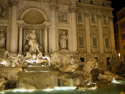 The Trevi Fountain,  Rome.