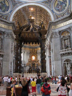 St Peter's Basilica,  Rome.