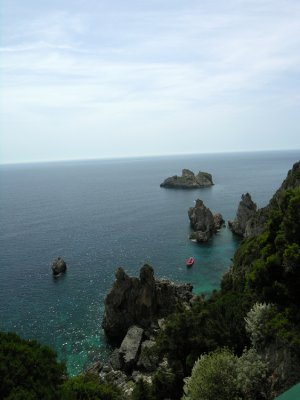 View from the Moni Theotokos, Paleokastritsa, Corfu.