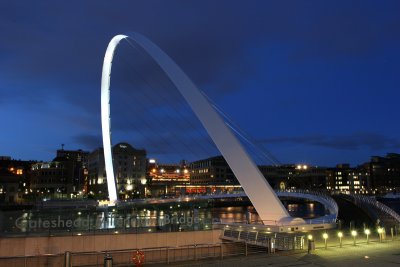 Gateshead Millennium Bridge.