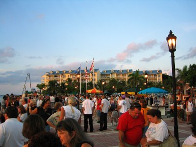 Waiting for the Sunset, Key West,    Florida.