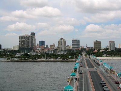View from the Pier, St Petersburg,    Florida.