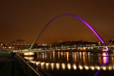 Gateshead Millennium Bridge.