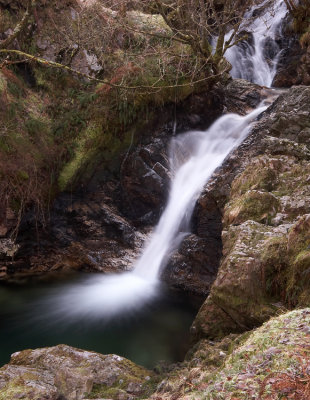 Waterfall by Kinlochleven,   Scotland.