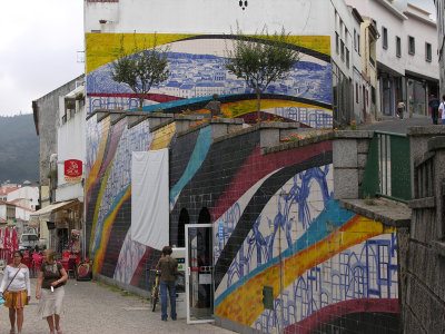 Tiled Walls, Monchique,   Portugal.