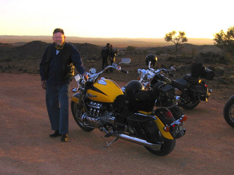ALLAN AND HIS VALKERIE AT THE STATUES