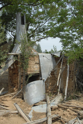 THE OLD STOVE FROM THE REAR