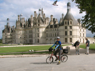 Chambord,  me & pigeon 9-06