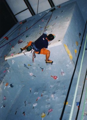 At the Climbing Gym