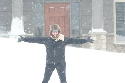 Paula in the Snow
