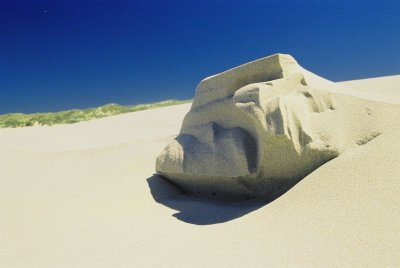 Wind sculptured sand - Terschelling