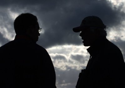 Silhouettes of Niels & Henk