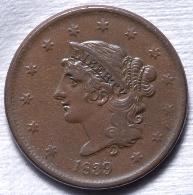 1839 large cent 2 obv large.jpg