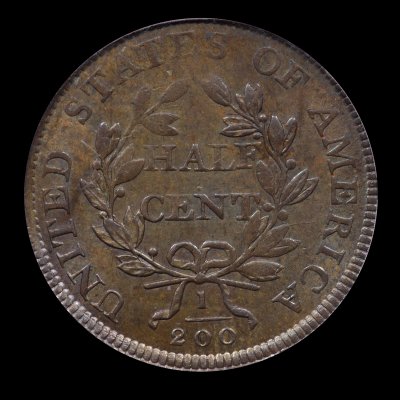 1806 Half CentPCGS AU 58