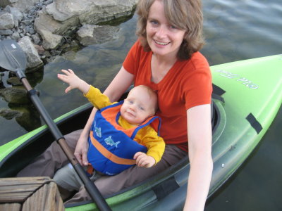 Sam's first kayak trip