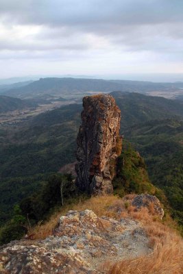 Towards the rock