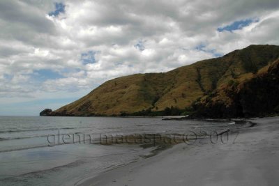 Wide beach front