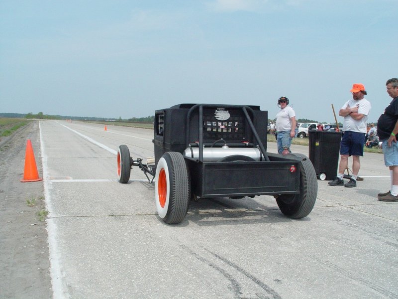 GUY SMALLEY GET READY TO RUN IN THE RAT ROD