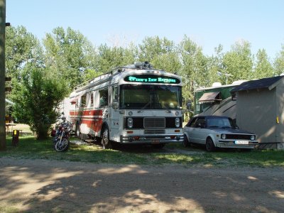 MY CAMPSITE AT THE RED LODGE KOA
