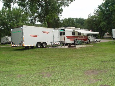 NICE BIG AND CLEAN CAMPSITES AT FISHERMAN'S CORNER