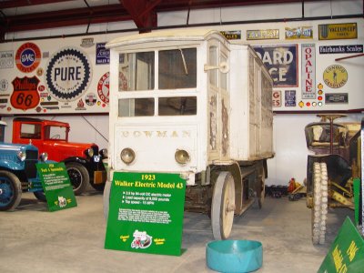 THE IOWA 80 TRUCK STOP COLLECTION HAS THIS ELECTRIC MILK WAGON