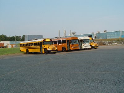 CATERPILLAR WAS LEASING SPACE AT THE FACTORY TO REPAIR INJECTOR PUMP PROBLEMS ON SCHOOL BUSSES FROM THE  PLANT ACROSS THE STREET