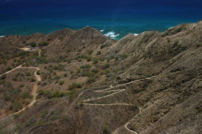 Inside Diamond Head Crater