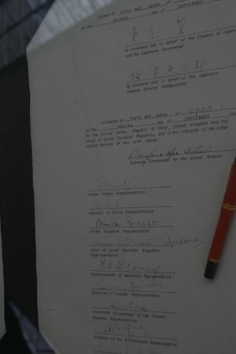 Japan Surrender Documents