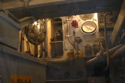 USS Missouri inside a Gun Turret