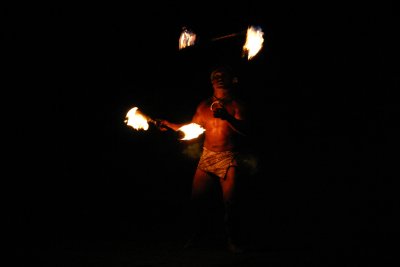 Samoan Fire Knife Dance