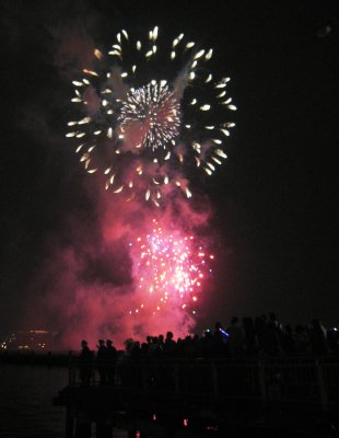 The 4th in NYC from the Sea Port