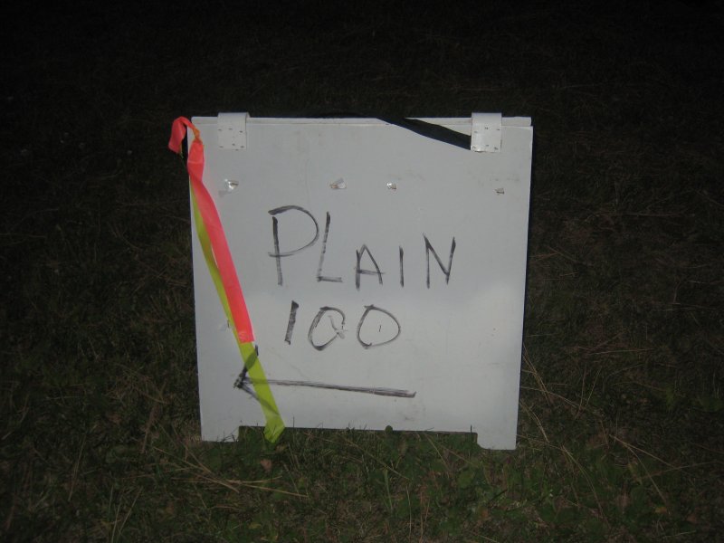 a plain sign