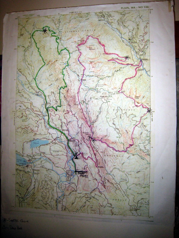 the course: 2 clockwise loops