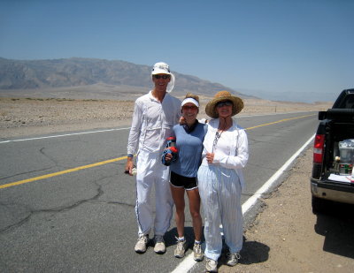 Danny Westergaard, me & his crew chief Nancy