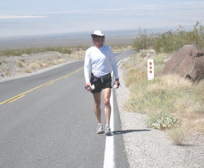 Dave near the top of Towne Pass