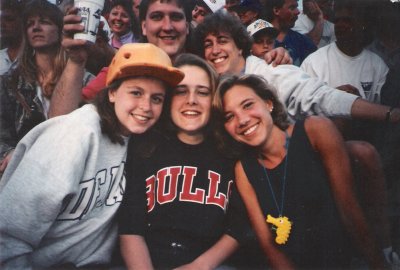 Magy, Nancy (RIP), me & new friends at the Brewers Game